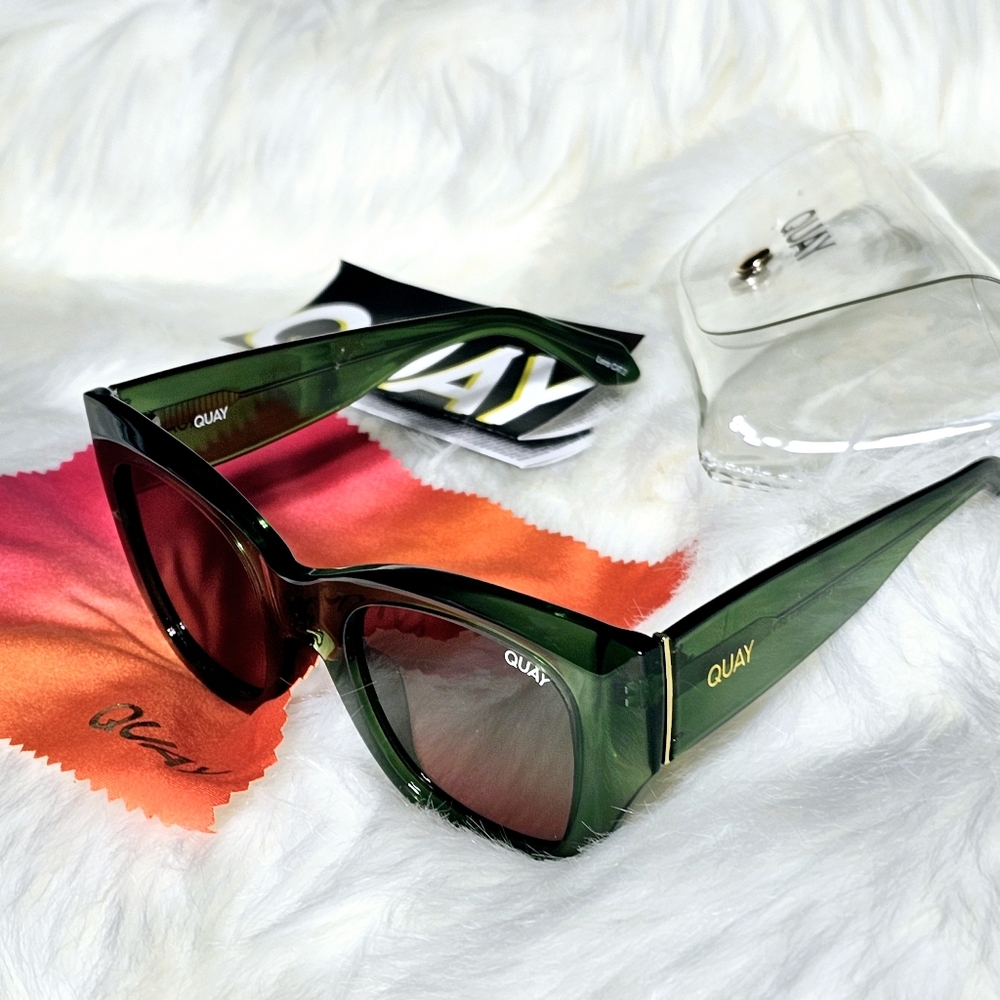 QUAY SUNGLASSES GREEN